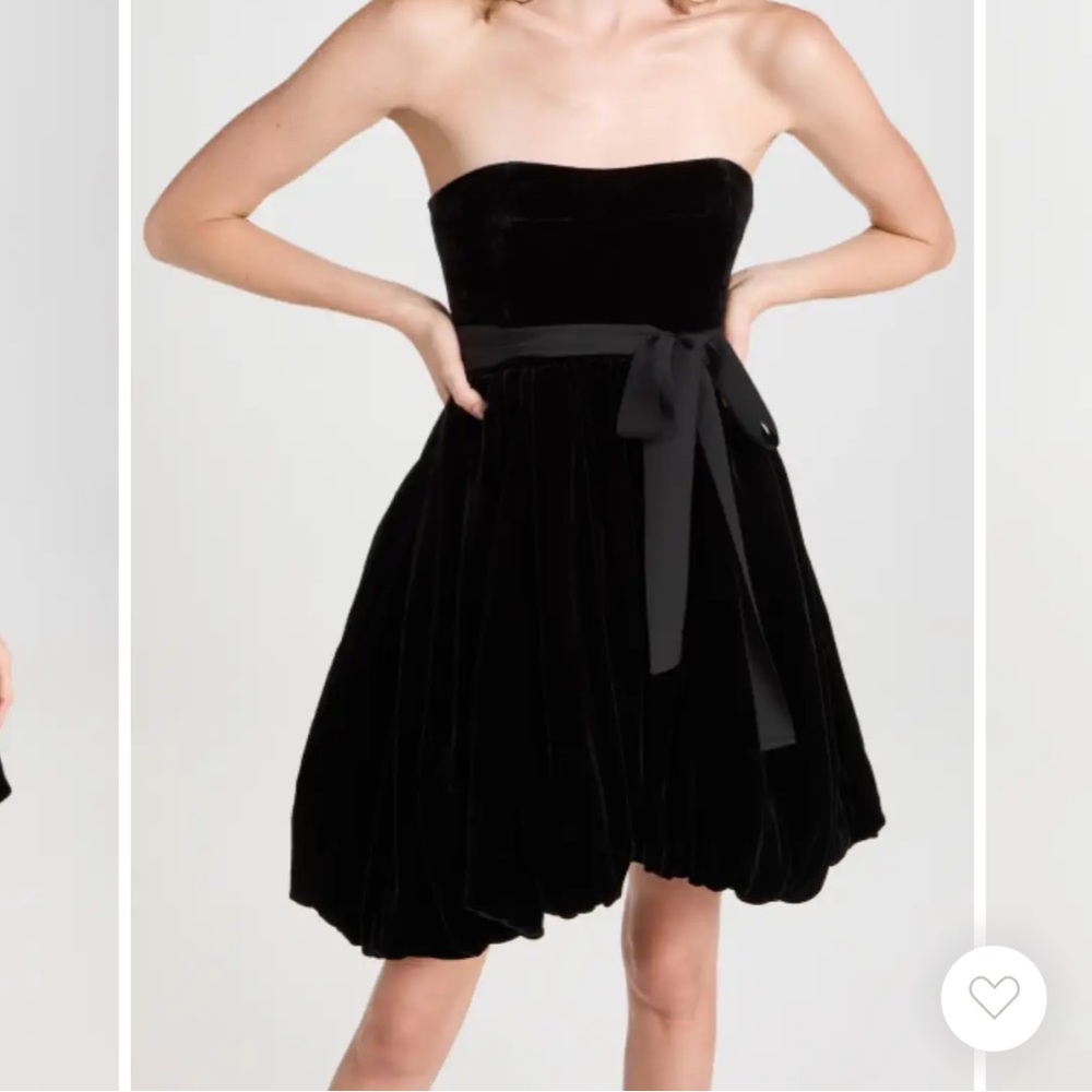 Cara Cara Veronica velvet dress in Black - Picture 3 of 9